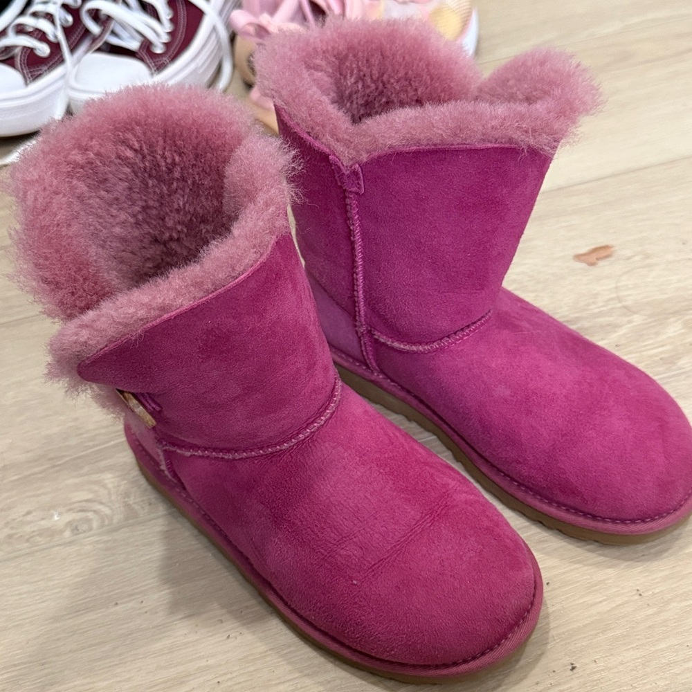UGG Fuchsia Shearling Boots